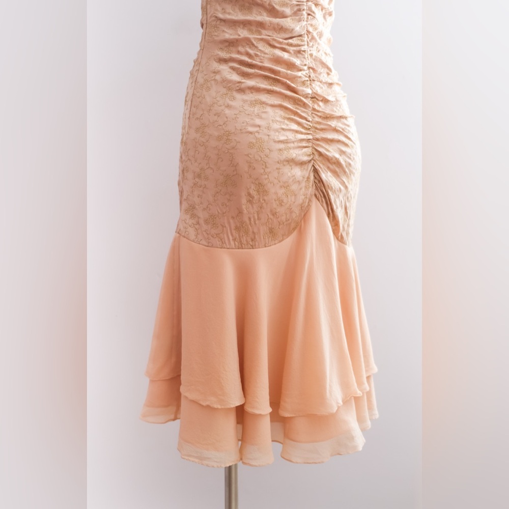 Vintage Betsey Johnson Y2K Silk Midi Dress - Picture 8 of 14